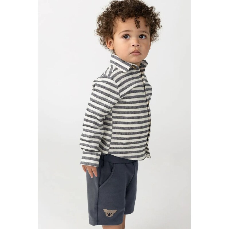 Detské bavlnené šortky Donsje Ithri Shorts Koala 67504413