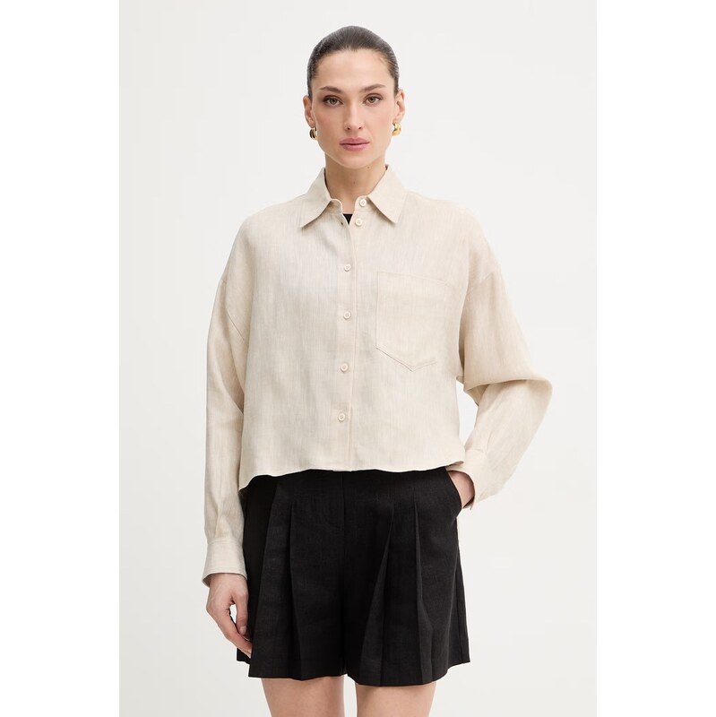 Ľanová košeľa Weekend Max Mara CAPO 67504682