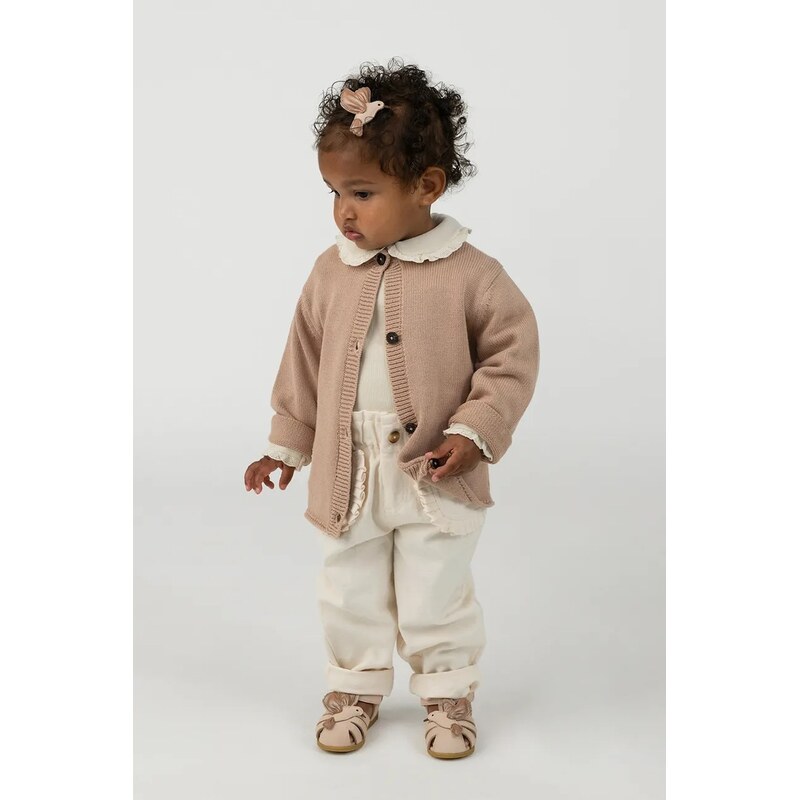 Detský bavlnený kardigan Donsje Danta Cardigan Fluffy Bunny 67504697