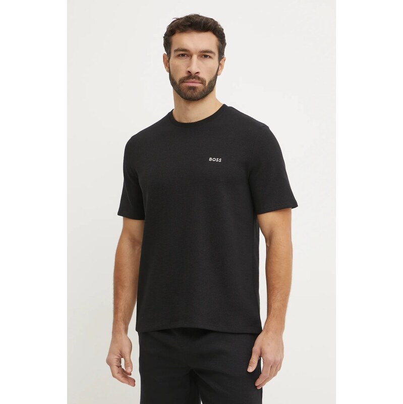 Tričko BOSS Waffle T-Shirt 61669153