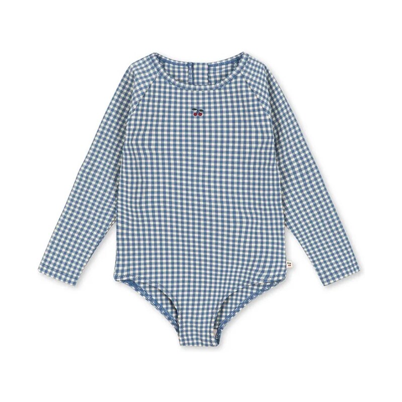 Jednodielne detské plavky Konges Sløjd FRESIA LS SWIMSUIT GRS 67505338