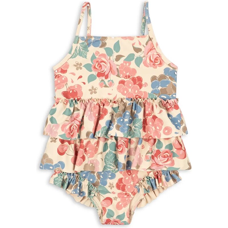 Jednodielne detské plavky Konges Sløjd MANUCA FRILL SWIMSUIT GRS 67515703
