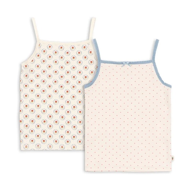 Top Konges Sløjd BASIC 2 PACK STRAP TOPS GOTS 2-pak 67505321