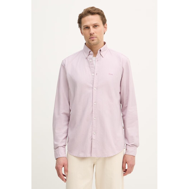 Bavlnená košeľa BOSS Orange 67404872