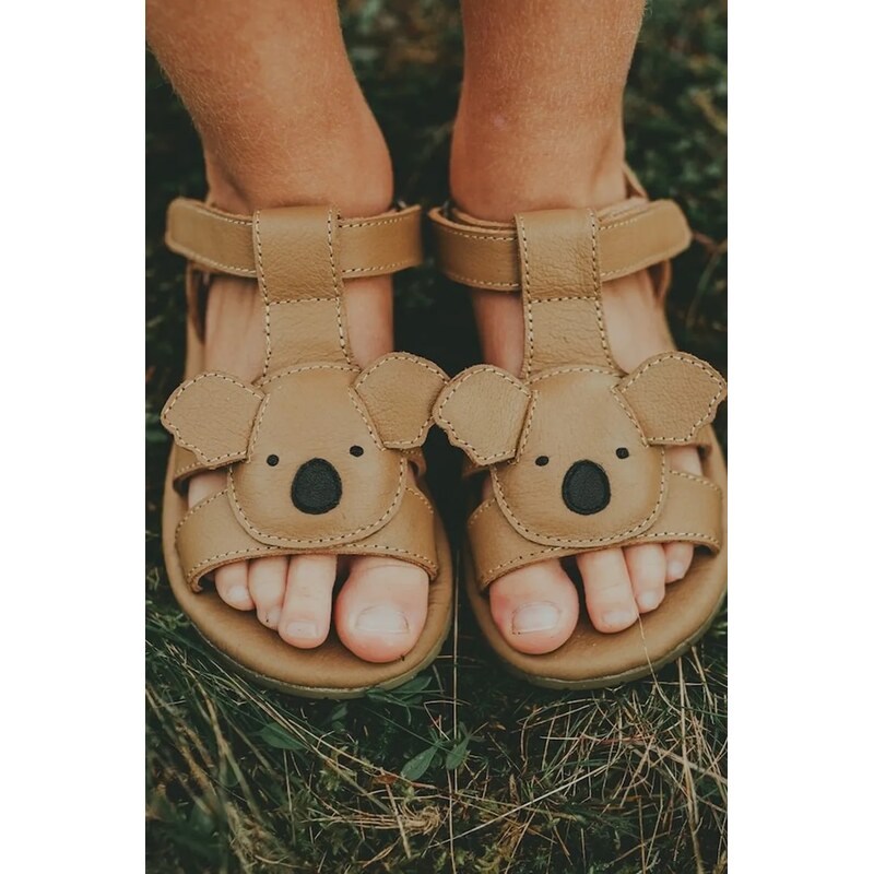Detské kožené sandále Donsje Dhalo Sandals Koala 62582436