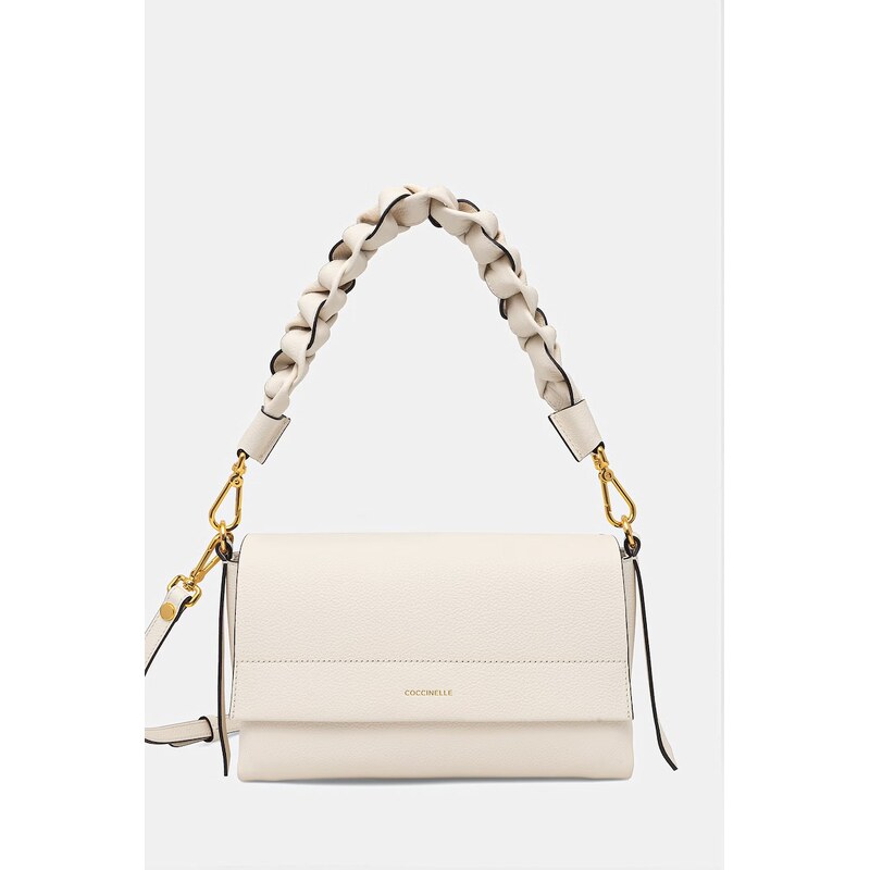 Kožená kabelka Coccinelle BOHEME GRANA DOUBLE 67473992