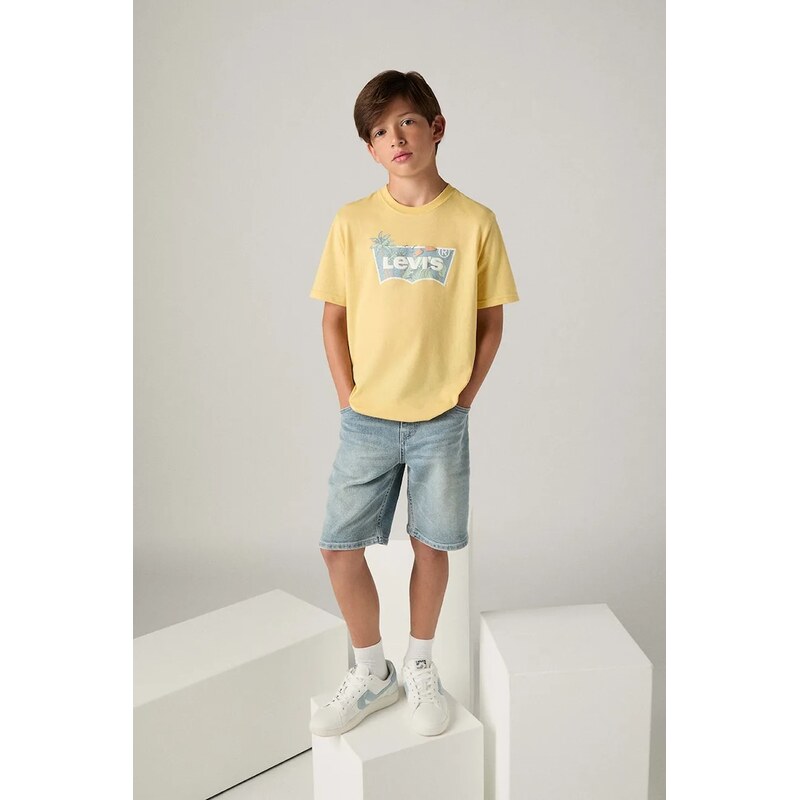 Detské rifľové krátke nohavice Levis NEW 511 SLIM FIT DENIM SHORT 67422556