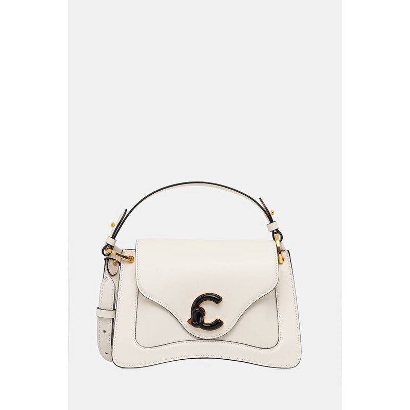 Kožená kabelka Coccinelle C-ME CALF&MARB 67405024