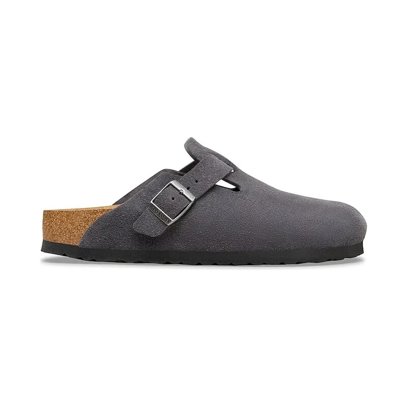 Semišové šľapky Birkenstock Boston 67291692