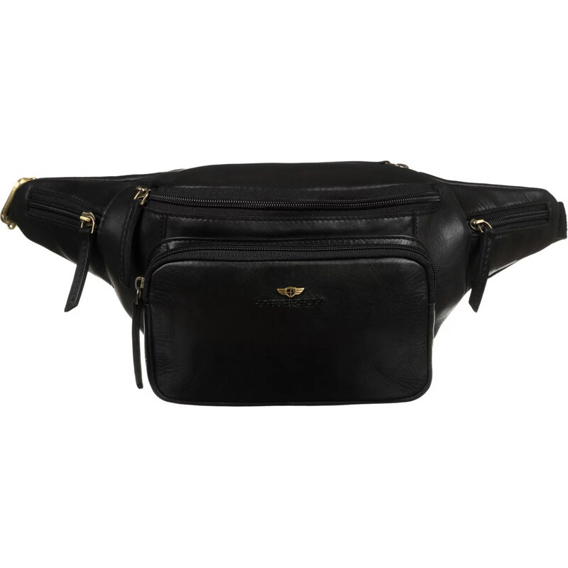 Štýlová pánska kožená oblička Peterson Anakin, čierna 67509254