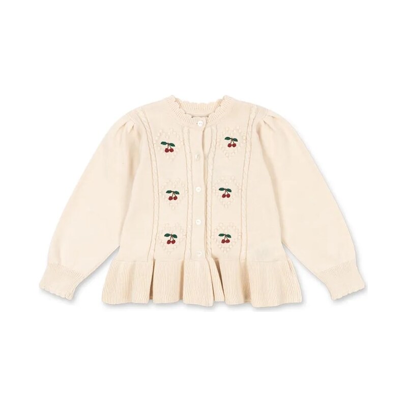 Detský bavlnený kardigan Konges Sløjd SOLEIL CARDIGAN GOTS 67314818