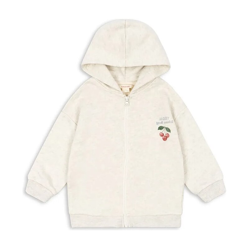 Detská bavlnená mikina Konges Sløjd LOUPY SWEAT ZIP HOOD OCS 67314817