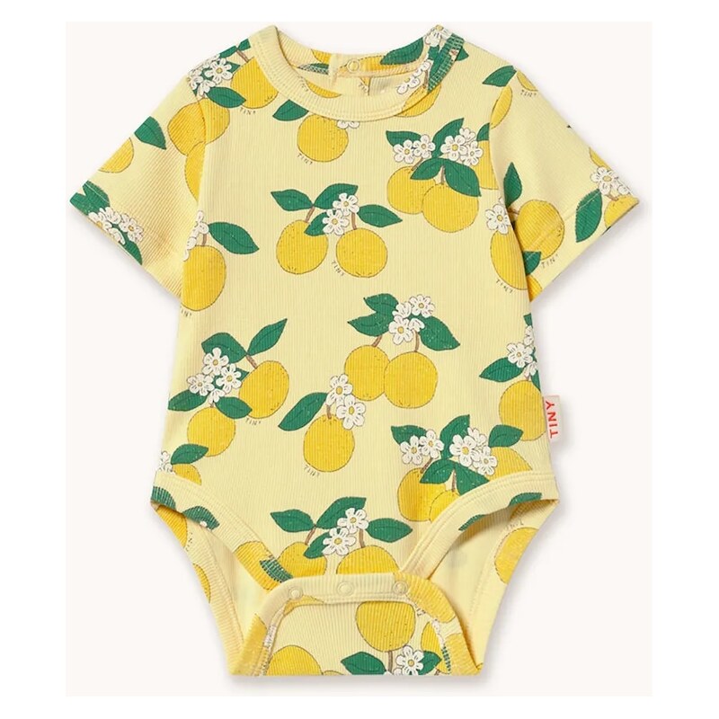 Body pre bábätká Tinycottons ORANGES RIB BODY 67441181