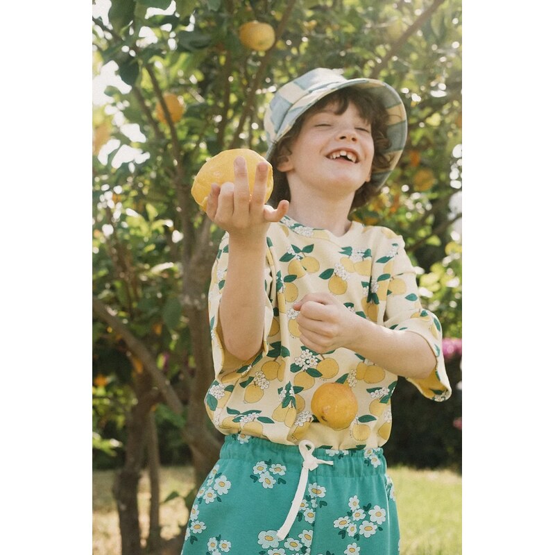 Detské tričko Tinycottons ORANGES RIB TEE 67441178