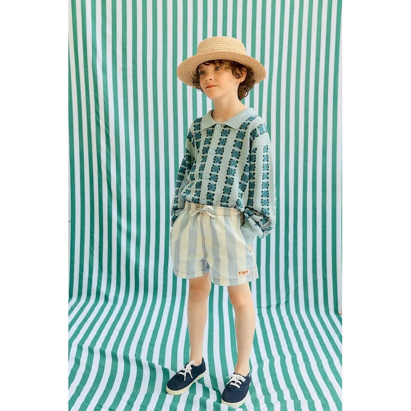 Detské bavlnené šortky Tinycottons STRIPES TWILL SHORTS 67441193