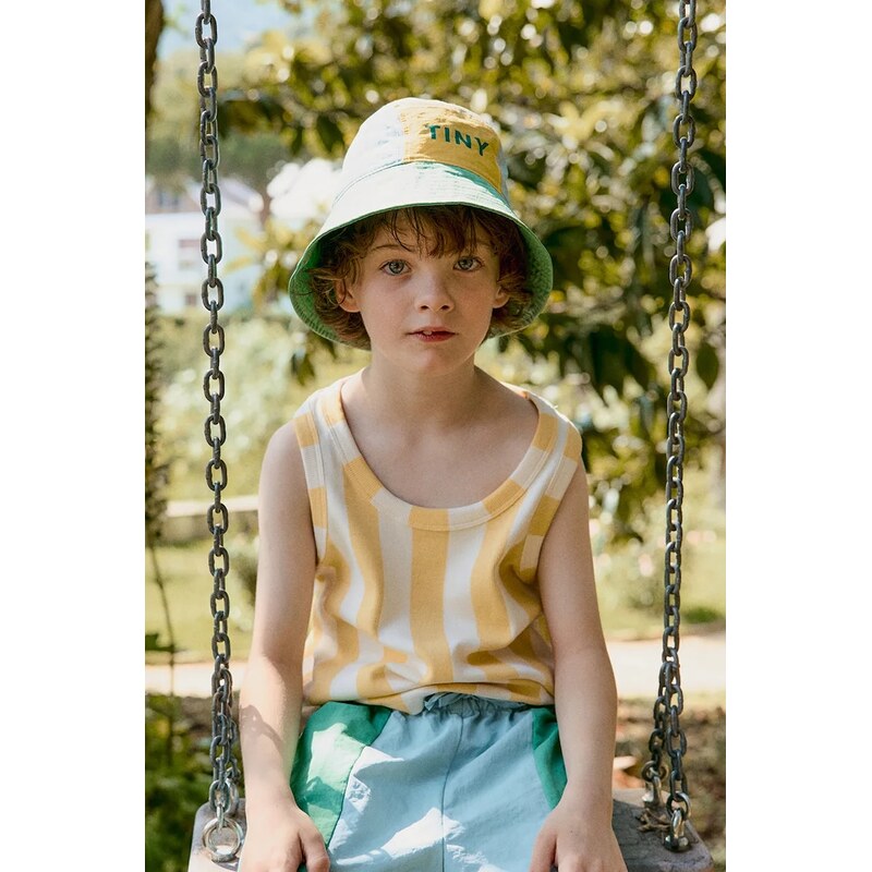 Detský klobúk Tinycottons COLOR BLOCK BUCKET HAT 67441183