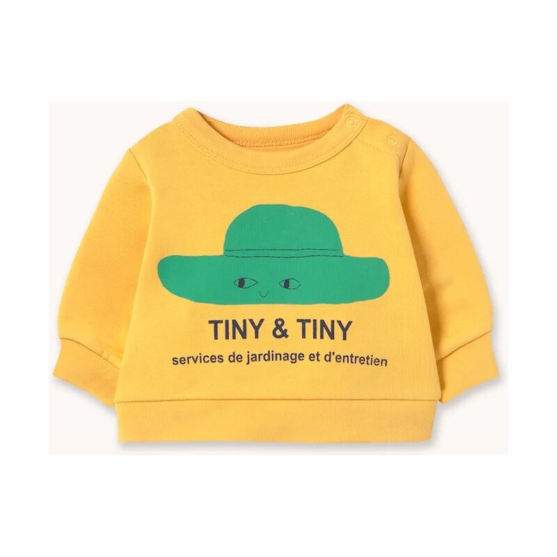 Bavlnená mikina pre bábätká Tinycottons TINY HAT BABY SWEATSHIRT 67441190