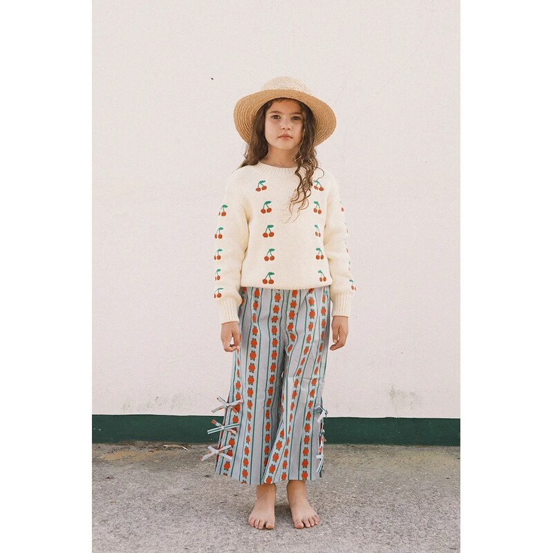 Detský bavlnený sveter Tinycottons MINI CHERRIES SWEATER 67441208