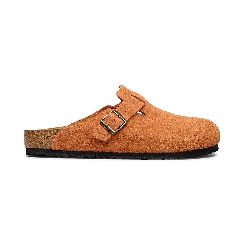 Semišové šľapky Birkenstock Boston 67291852