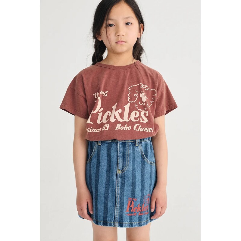 Dievčenská rifľová sukňa Bobo Choses Pickles The Dog 67292031