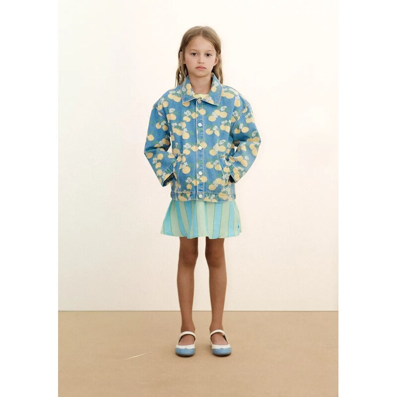 Detská rifľová bunda Tinycottons ORANGES JACKET 67441211