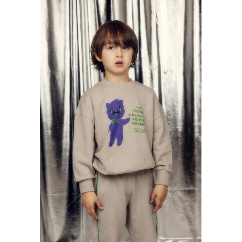 Detská bavlnená mikina Mini Rodini Alien travel agency 67379030