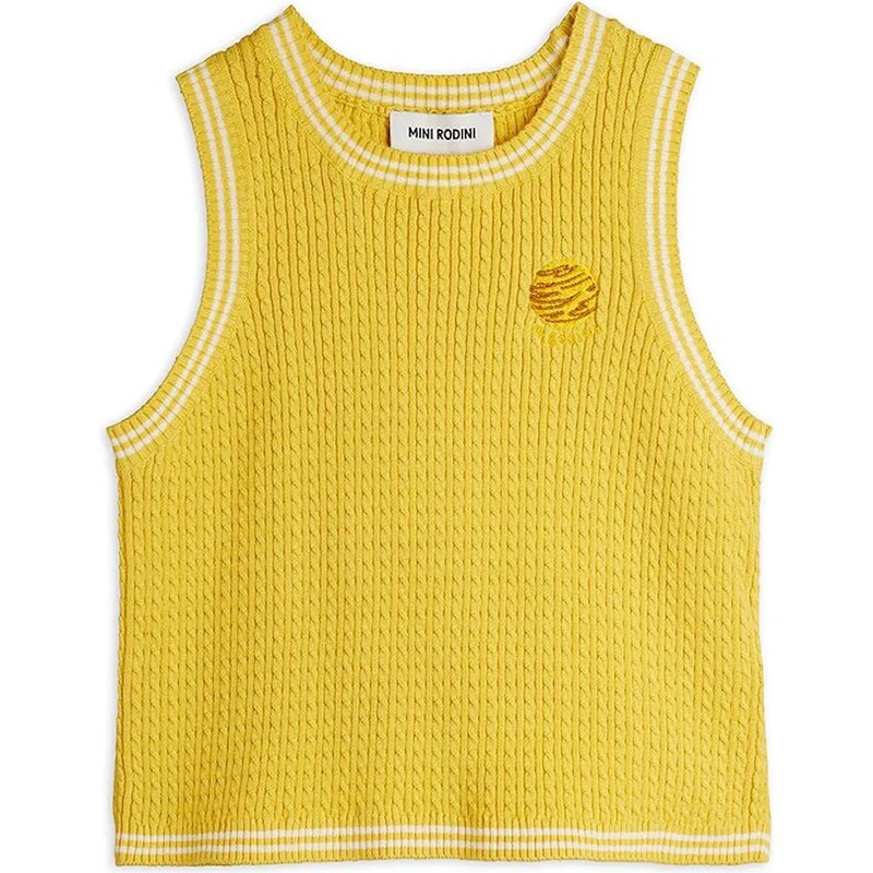 Detský bavlnený top Mini Rodini Cable 67379107