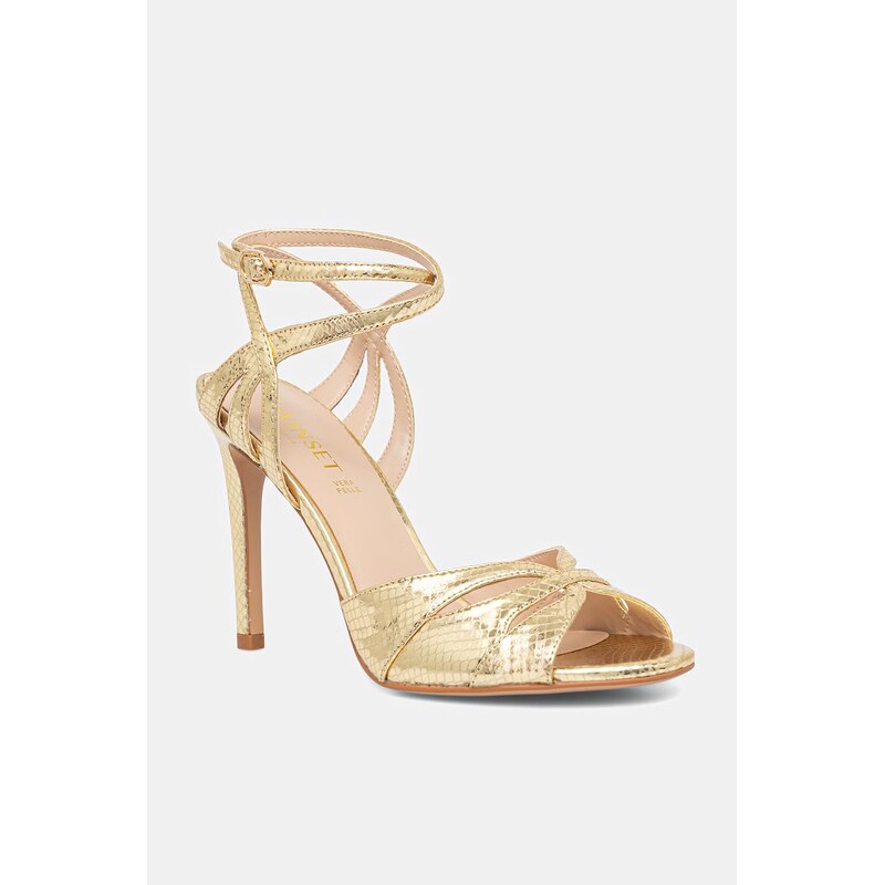 Kožené sandále Twinset 67404088