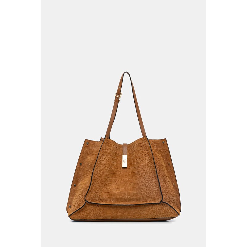 Kožená kabelka Pollini 67404331