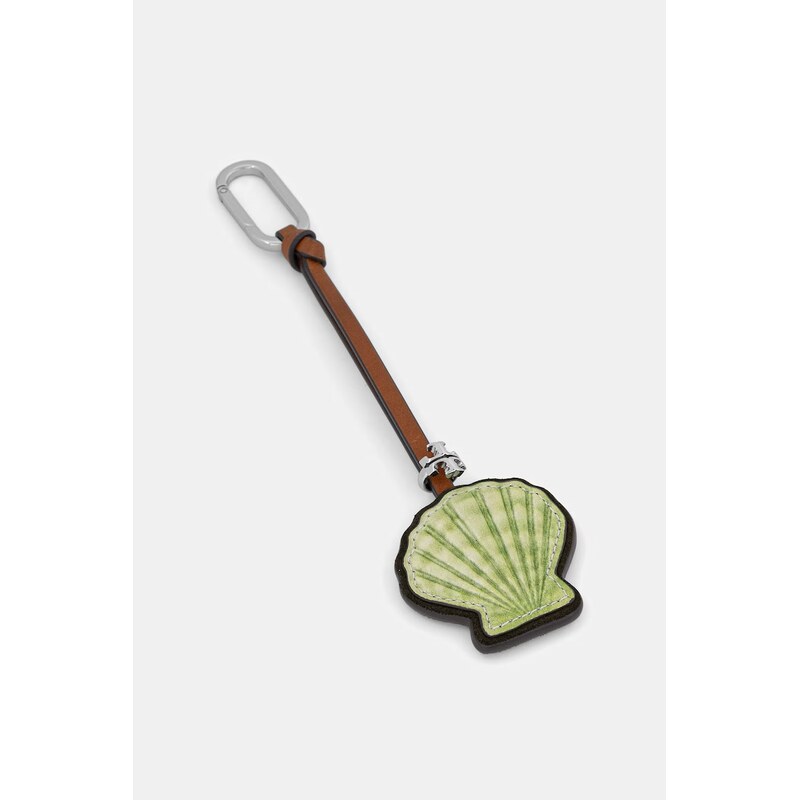 Kožená kľúčenka Tory Burch Shell 67404477