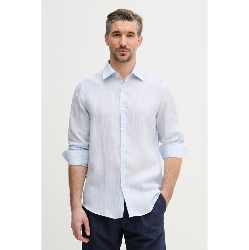 Ľanová košeľa Paul&Shark 67404506