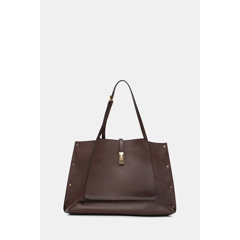 Kožená kabelka Pollini 67404475