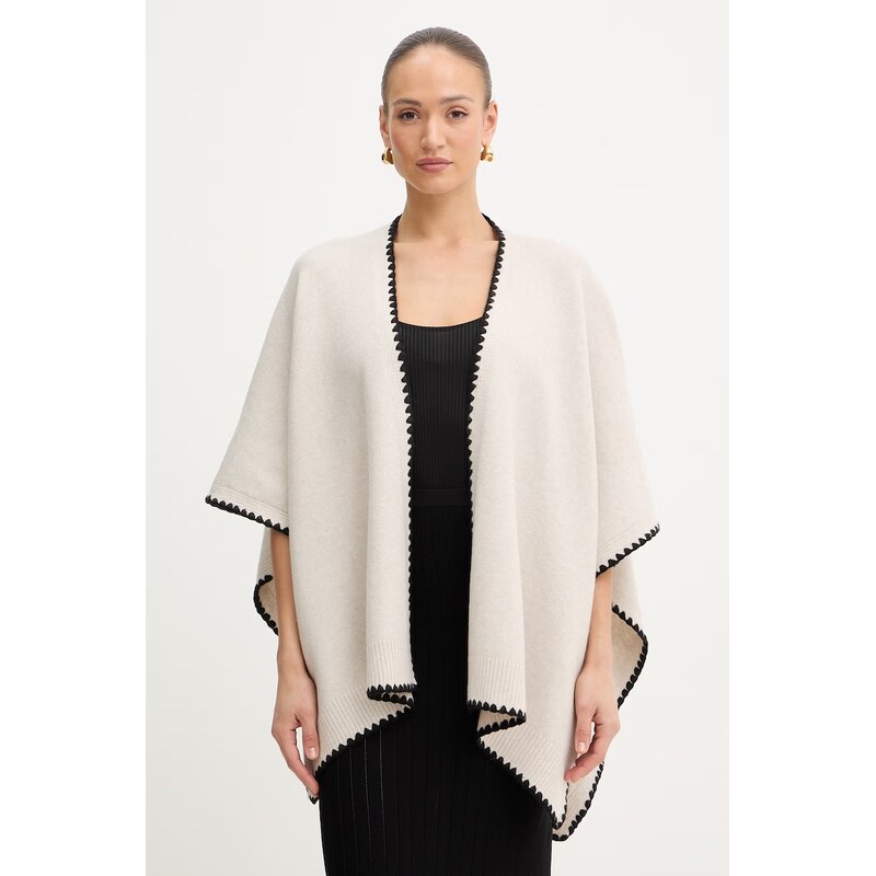 Pončo s prímesou vlny Morgan 67404491