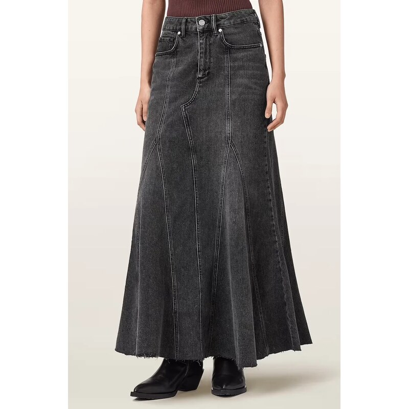 Rifľová sukňa AllSaints ALMA 67473303