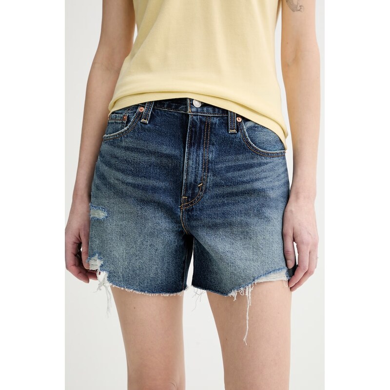 Rifľové krátke nohavice Levis RIBCAGE A-LINE 67403988