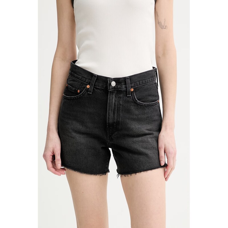 Rifľové krátke nohavice Levis RIBCAGE A-LINE 67403989