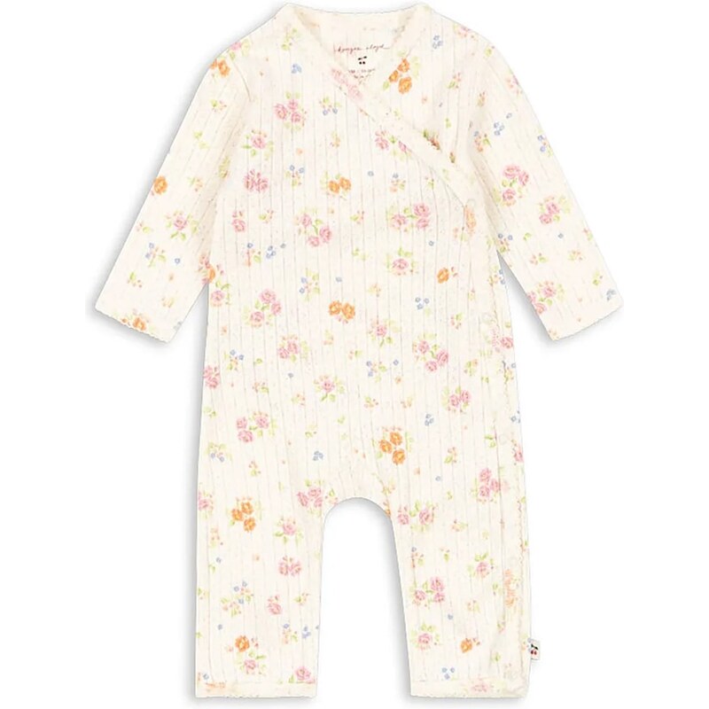 E-shop Detský bavlnený overal Konges Sløjd MINNIE NEWBORN ONESIE GOTS