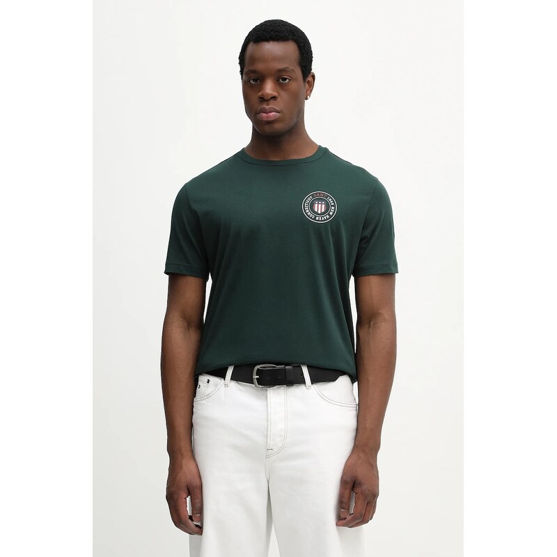 Bavlnené tričko Gant 66982070