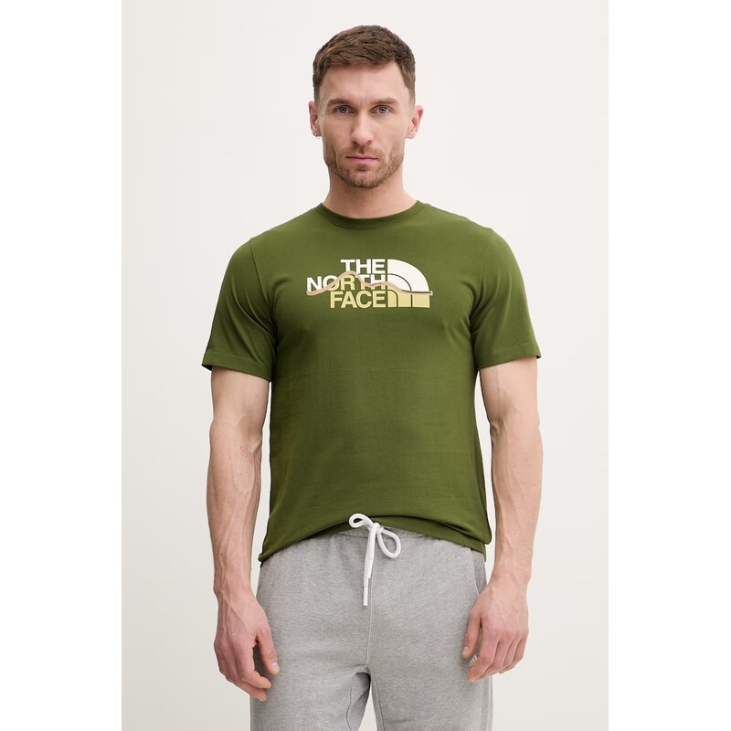 Bavlnené tričko The North Face MOUNTAIN 67320143