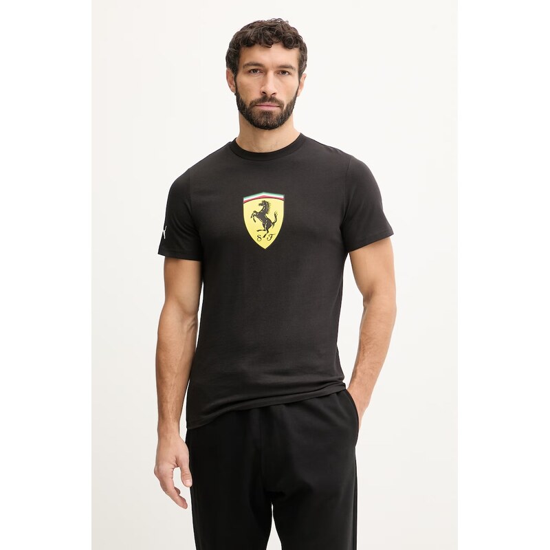 Bavlnené tričko Puma Ferrari 67378971