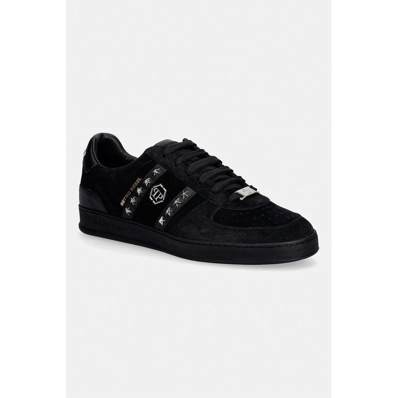 Semišové tenisky Philipp Plein Low-Top Retro Rebel 67473446