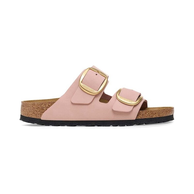 Nubukové šľapky Birkenstock Arizona Big Buckle 67472407