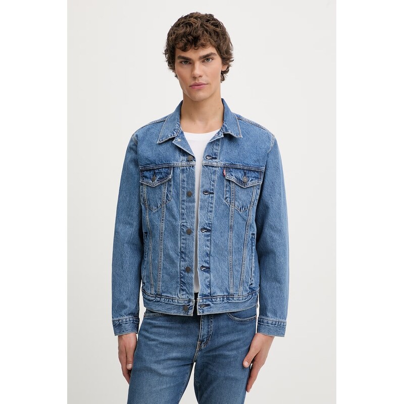 Bavlnená rifľová bunda Levis THE JACKET 67403781