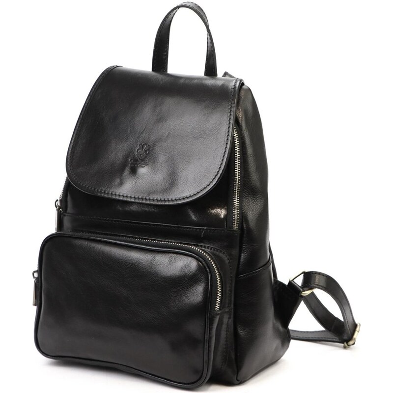 FLORENCE Kožený batoh Jordan čierny 67509057