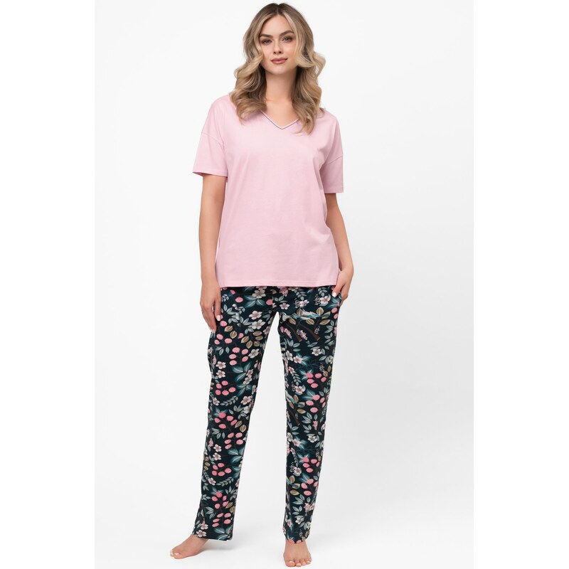 Italian Fashion dámske bavlnené pyžamo Marisal - krátky rukáv 65846496