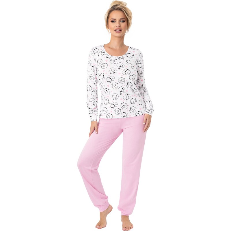 Donna dámske dlhé pyžamo Sheep - bavlna 65846533