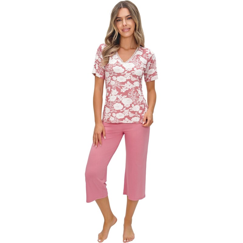 Donna dámské 3/4 pyžamo Tina - viskóza 67318691