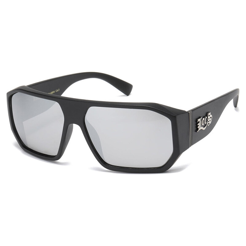 LOCS Resolute slnečné okuliare Strieborné zrkadlovky 65229826