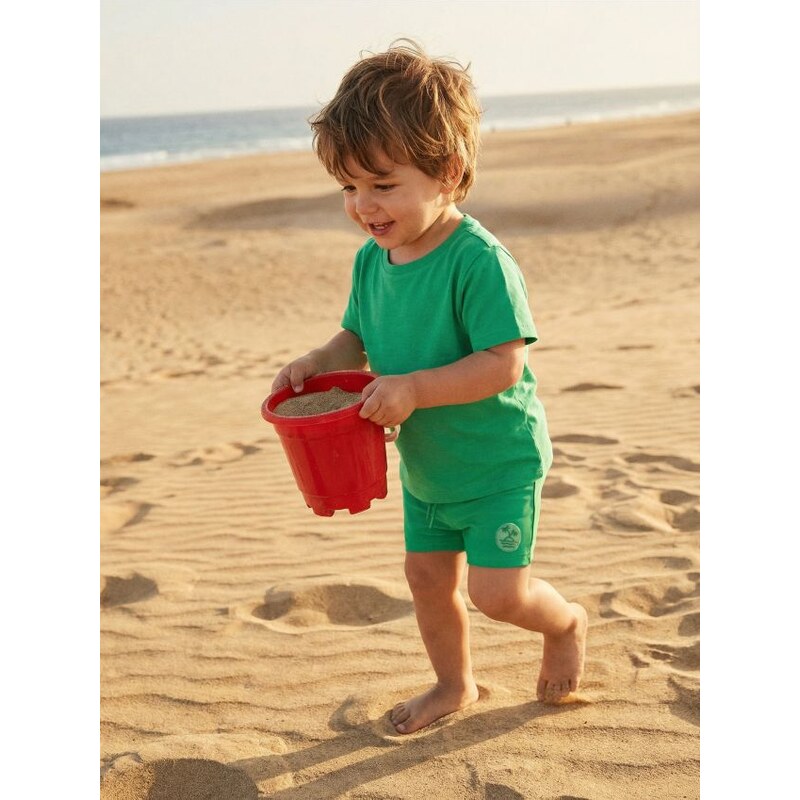 Sinsay - Plavky s nášivkou - zelená 67494612