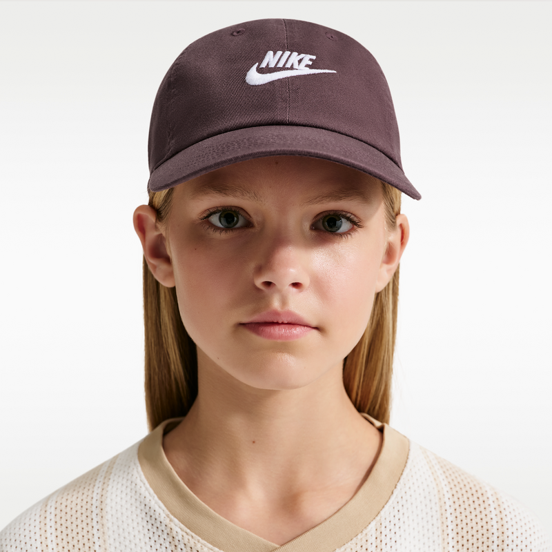 Nike Club Kids Unstructured Futura Wash Cap - Purple - Cotton 67918024